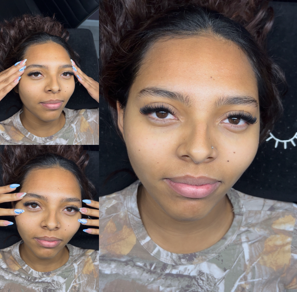 Hybrid lash extensions by Jailyne Castillo, Amor Esthetics Arizona esthetician